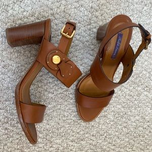 Ralph Lauren Purple Label leather sandals